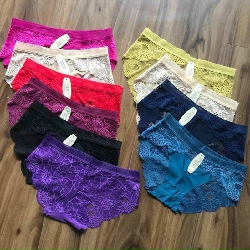 10 quần lót ren phối su