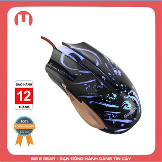 Chuột chơi game giá rẻ cáp USB Bosston GM100 có đèn LED - Điện Tử Big E