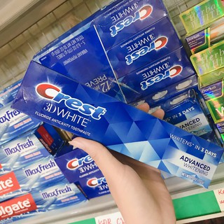 Kem Đánh Răng Crest 3D White Advanced Whitening 170g