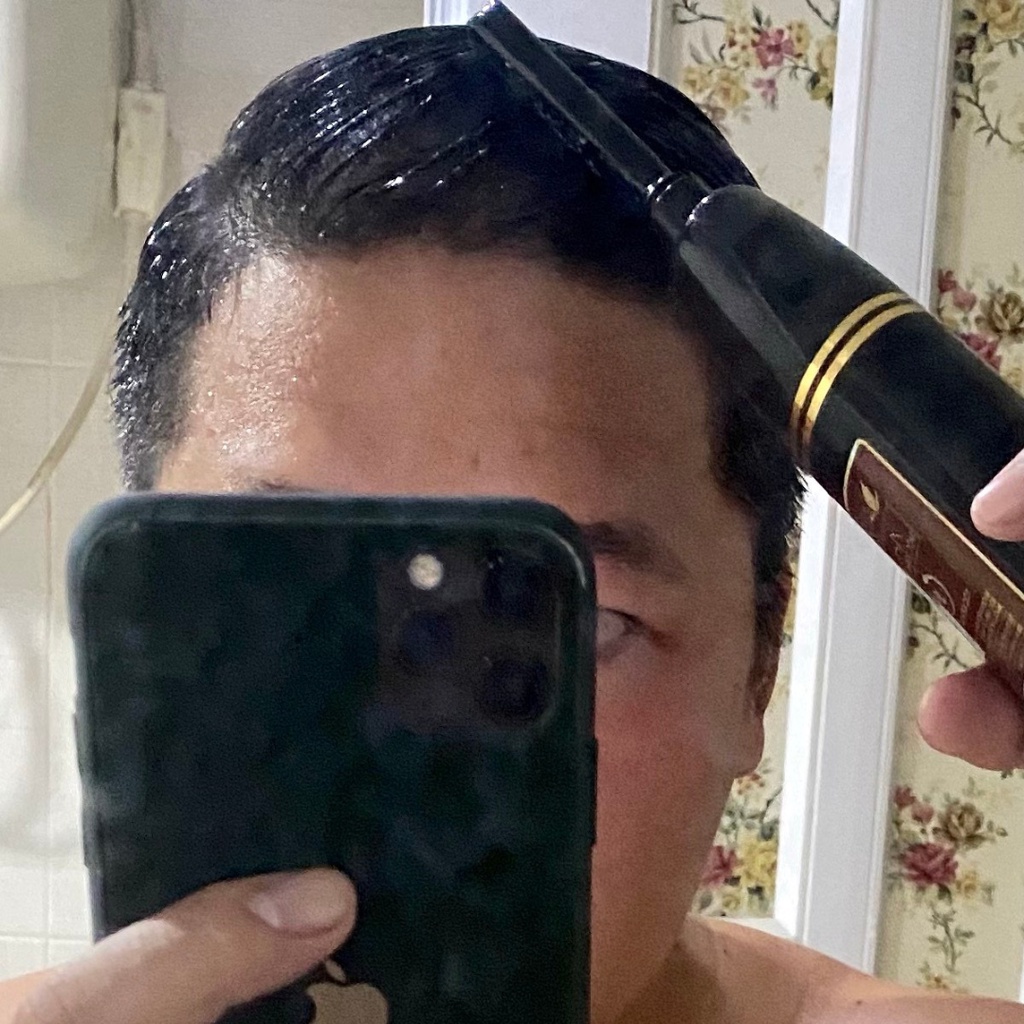 Dầu Gội Phủ Bạc Thảo Dược MỘC XUÂN XANH Chai 200ml - Gội Là Đen Nhuộm Tóc Đen Tự Nhiên Không Phai Chỉ Sau 9 Phút