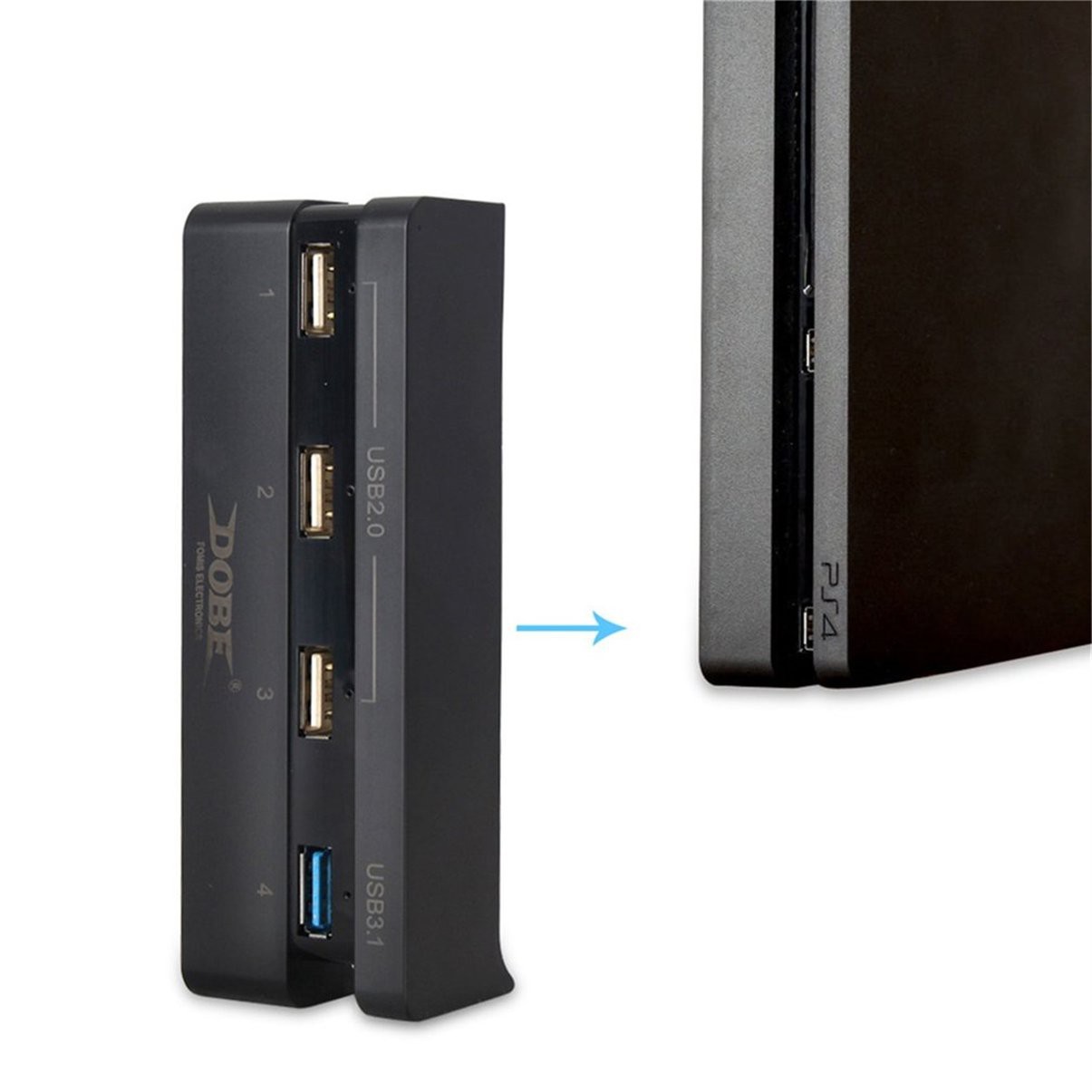 Bộ Chia Cổng Usb 4 Trong 1 Cho Sony Playstation 4 Slim Ps4 Slim