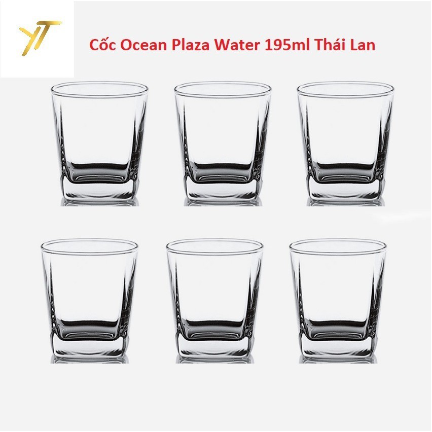 Cốc thủy tinh Ocean Plaza Water 195ml (Bộ 6 chiếc) Thái Lan - khuyenmaigiadung