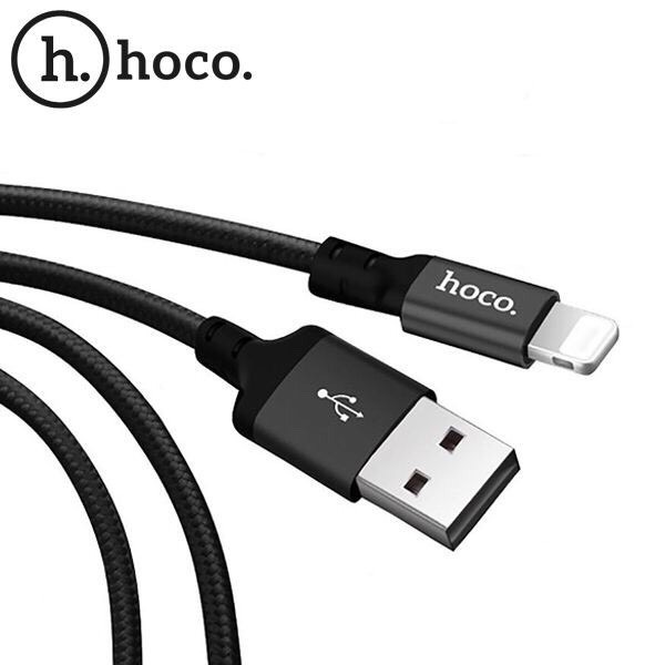 Cáp Sạc Nhanh Dây Dù Hoco X14 Lightning cho iPhone, iPad Cáp Tai nghe Airpod Chính hãng