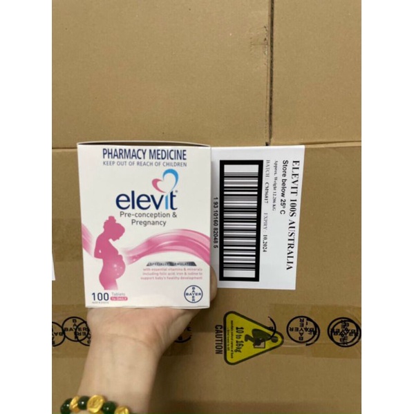 -Elevit bầu úc vitamin tổng hợp 100 viên
