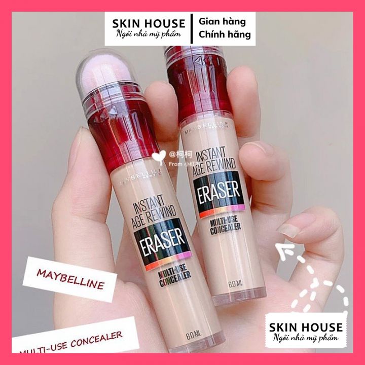 Bút Cushion Che Khuyết Điểm Đa Năng Instant Age Rewind Eraser Multi-use Concealer Maybelline New York 6ml