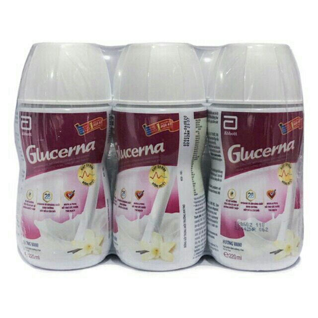 lốc 6 chai sữa nước Glucerna (date:2020)