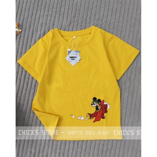 Áo thun cotton 4 chiều bé trai/gái từ 4 -7 tuổi
