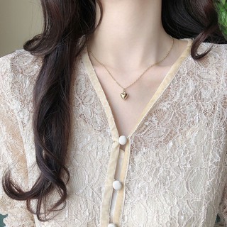 Dây chuyền Tiny heart vàng Sulli store