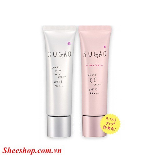 Kem nền Sugao Air Fit CC Cream Nhật Bản