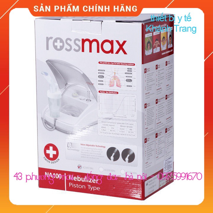 (Giá sỉ) Máy xông mũi họng Rossmax NA100