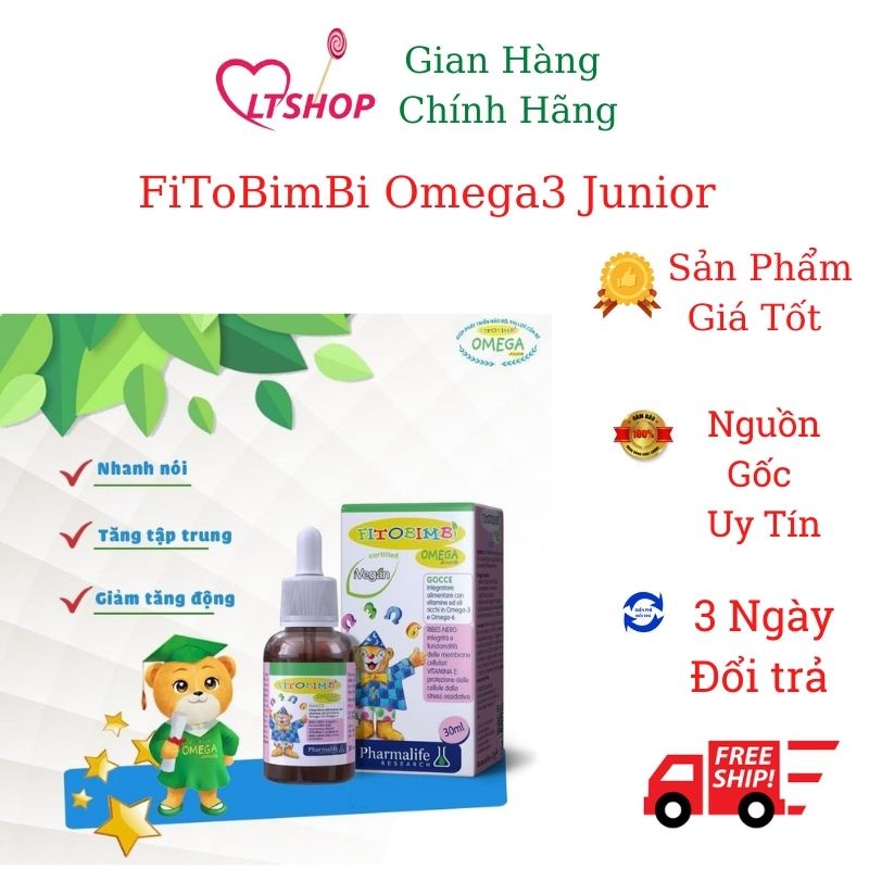 Omega 3 Junior - Hỗ trợ quá trình phát triển não bộ và mắt của trẻ nhỏ