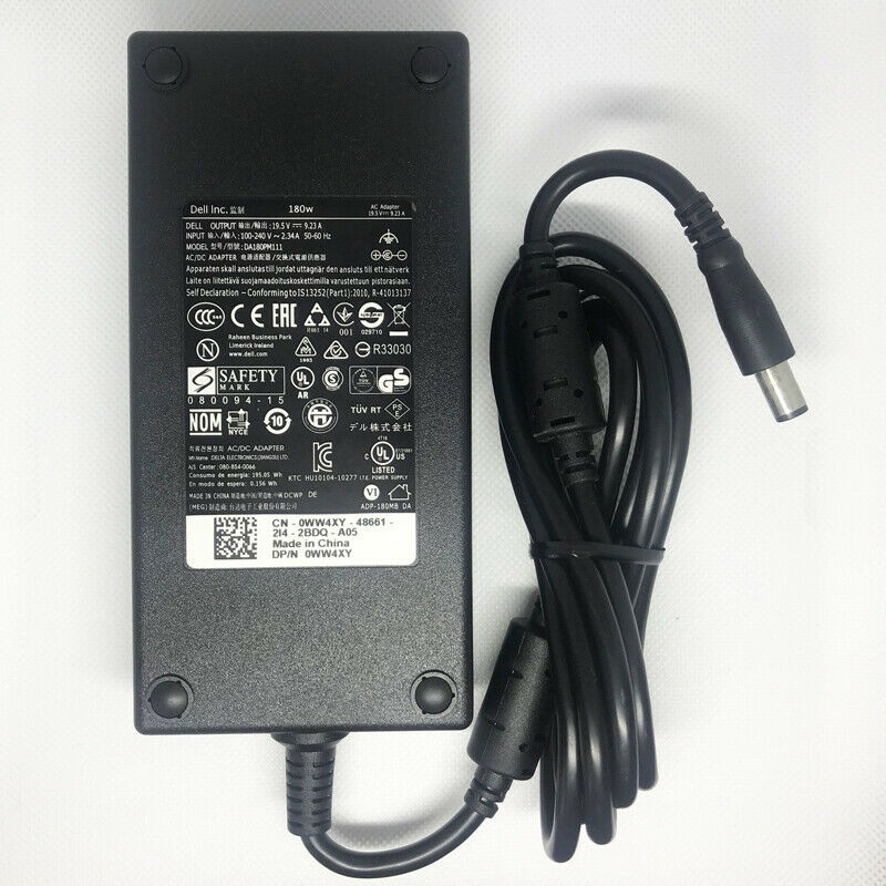 Sạc Laptop Dell Precision M4600 , M4700 , M4800 19.5V 9.23A 180W Slim Hàng ZIN Cao Cấp (Adapter Dell 180w)