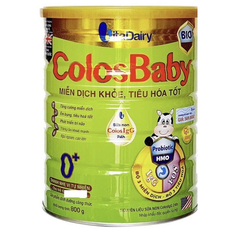 sữa colosbaby Bio 0+(800)g