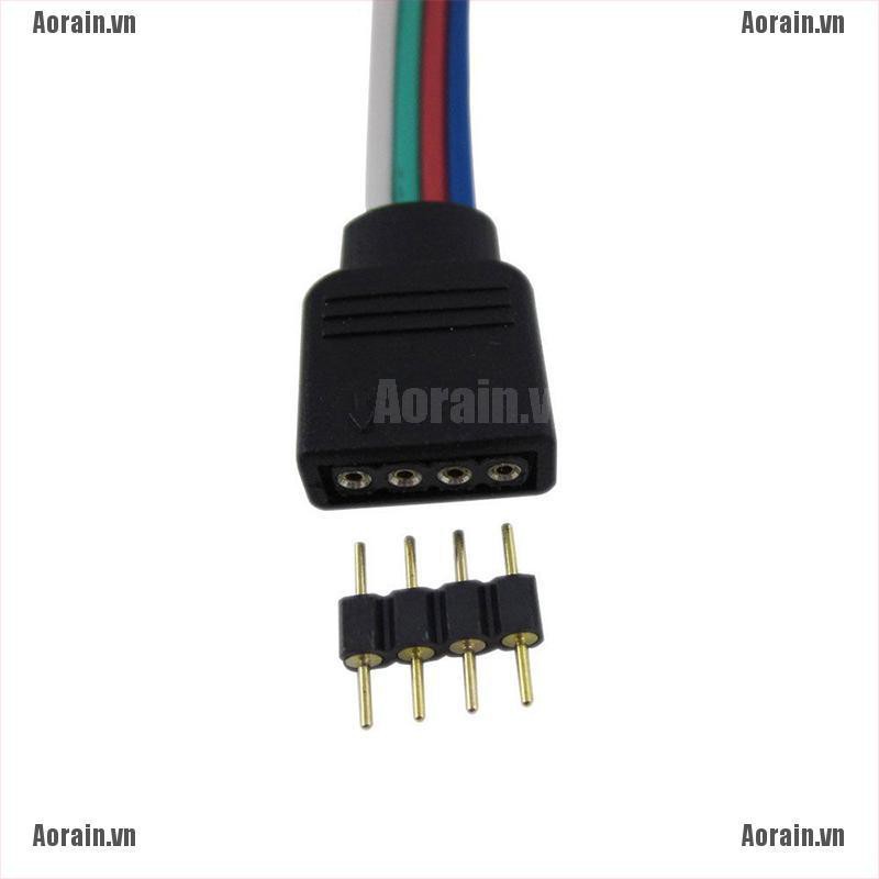 Bộ 10 Đầu Nối 4 Pin Cho Đèn LED RGB 3528 5050 SMD