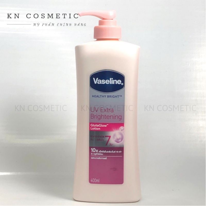 Sữa Dưỡng Thể Trắng Hồng Vaseline UV Lightening 10x Lotion Dưỡng Trắng Da Hiệu Quả 380ml Và 570ml