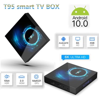 Đầu Tv Box T95 Android 10.0 H616 Lõi Tứ 6k Hdmi 2.0 3d Mali G31 Mp2 Gpu I8 Và Phụ Kiện
