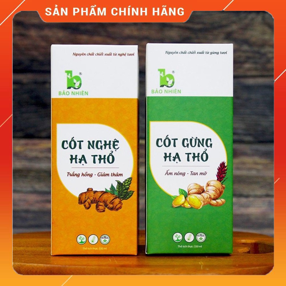 SALE Cốt Gừng Cốt Nghệ Bảo Nhiên 330ml - BonMart