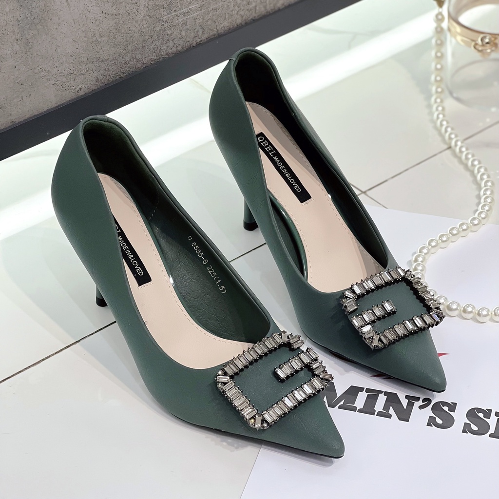 Min's Shoes - Giày Đá Gót Nhọn Da Mềm Cao Cấp C86