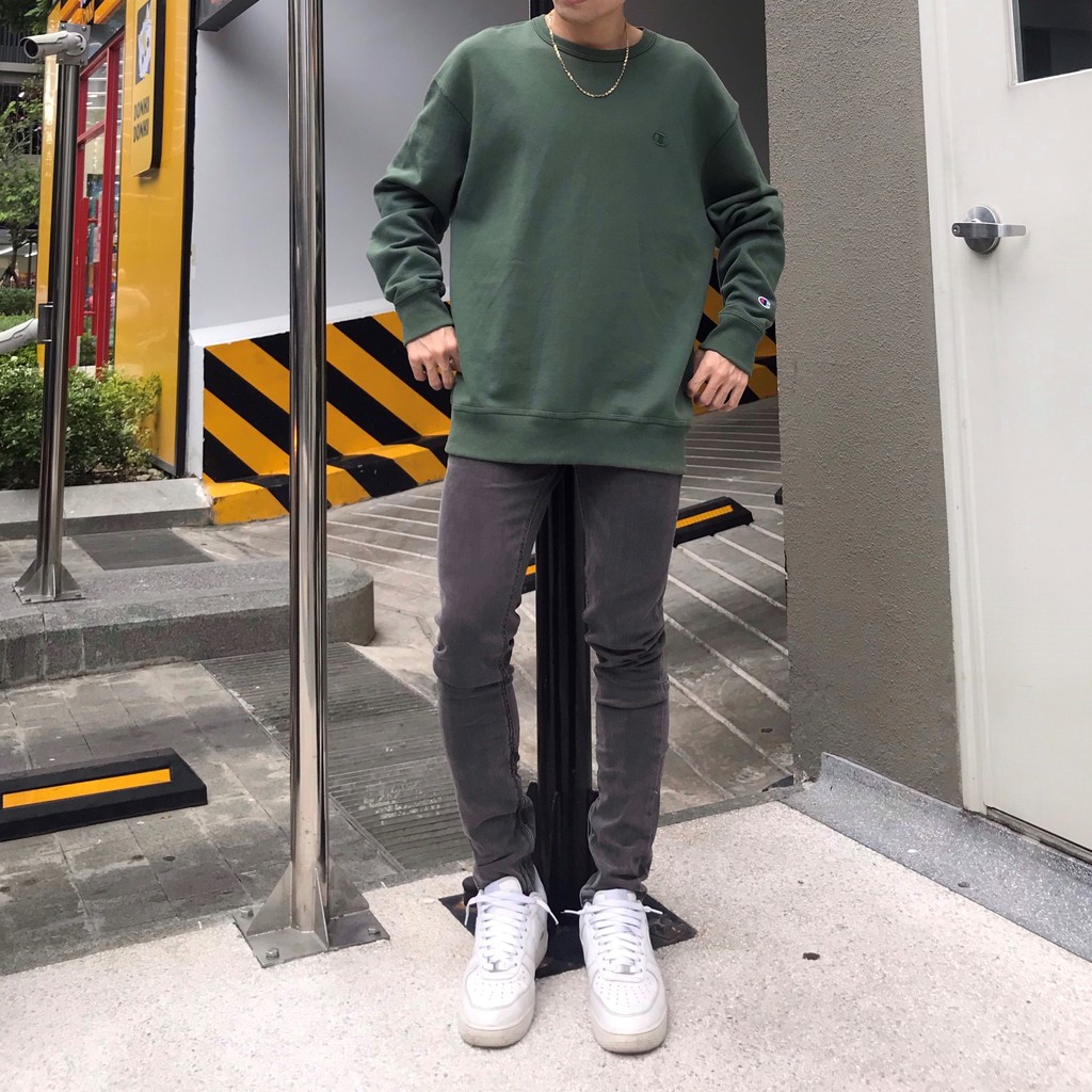 Quần jean nam streetwear cao cấp FNOS Z1 màu xám trơn form slimfit có zip jean thun co giãn | BigBuy360 - bigbuy360.vn