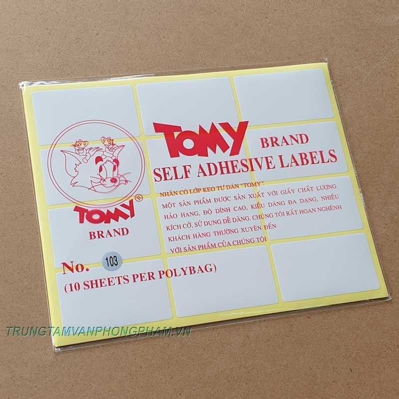 GIẤY DÁN DECAN CÓ SẴN KEO TOMMY XẤP 10 TỜ