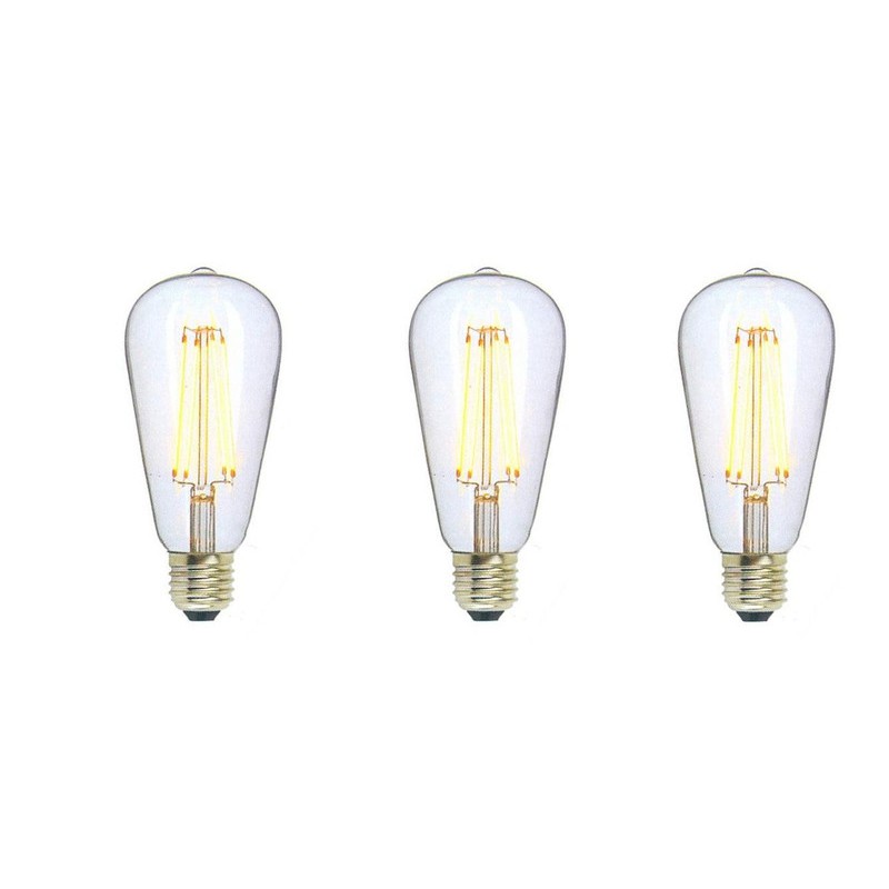 Combo 3 Bóng đèn LED sợi tóc EDISON - T64-4W