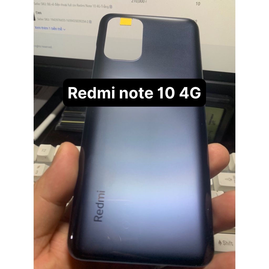 Nắp Lưng Xiaomi redmi Note 10 4G