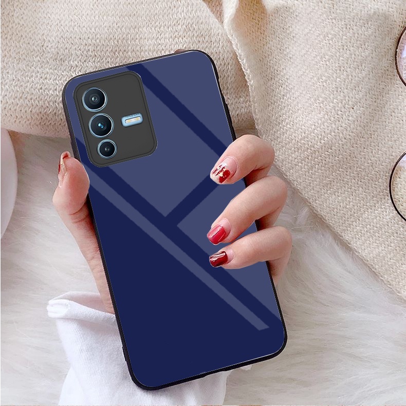 Ốp Lưng VIVO V23 5G Mặt kính gương sáng bóng cao cấp
