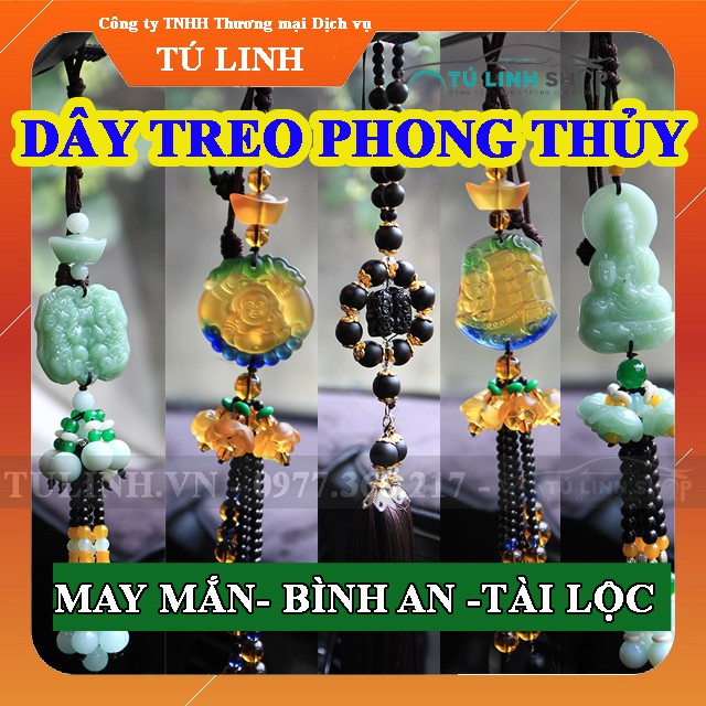 Dây treo phong thủy hình hồ lô, đức phật, tỳ hưu, thuyền buồm... cho ô tô, nhà cửa