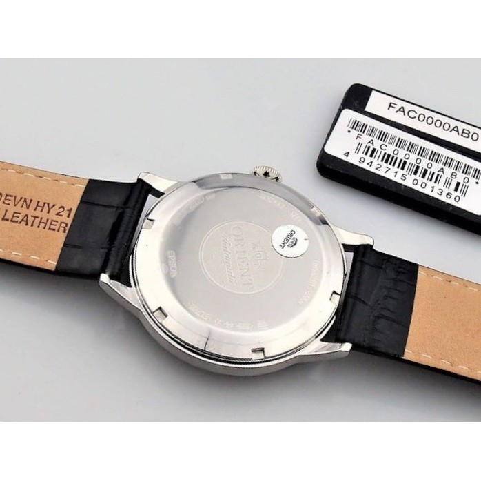 Đồng hồ Nam chính hãng Orient Bambino Gen 2 Version 2 FAC0000AB0 - Máy cơ tự động - Kính cứng - Dây da