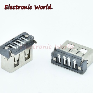 Set 10 Đầu Nối USB 2.0 90 Độ Dài 10.6 Độ