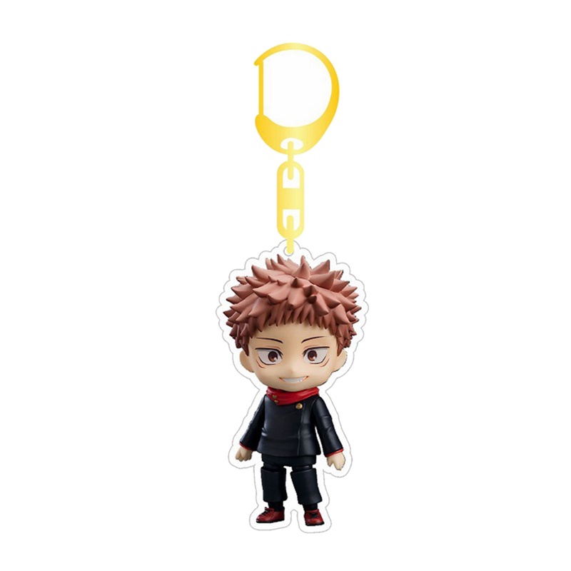 Móc Khóa Nhựa Acrylic Hai Mặt Hình Anime Dễ Thương