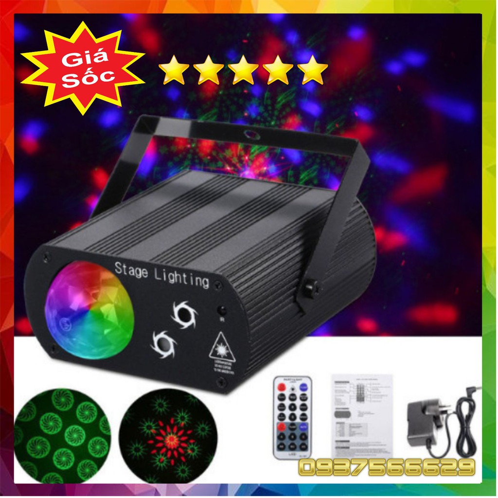 Đèn Trang Trí Đèn Laser Mini Stage Lighting 02 Cho Phòng Karaoke Gia Đình Phòng Bay