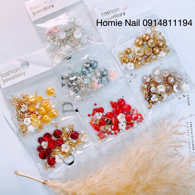 Phụ kiện gói trang trí móng tay