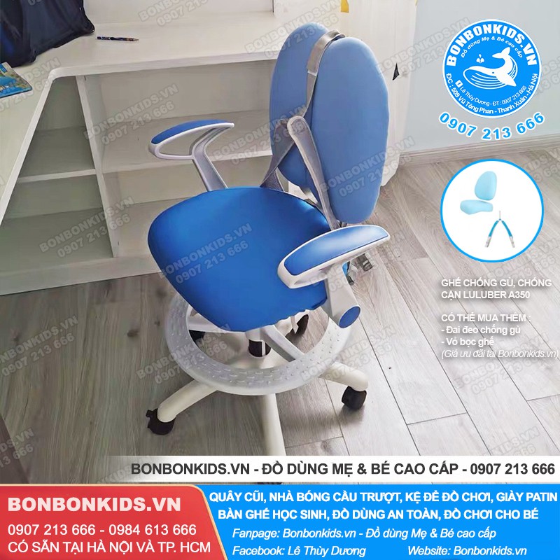 Bộ bàn ghế học sinh 80cm gỗ tự nhiên chống gù chống cận Newber G300-350 cao cấp | BigBuy360 - bigbuy360.vn