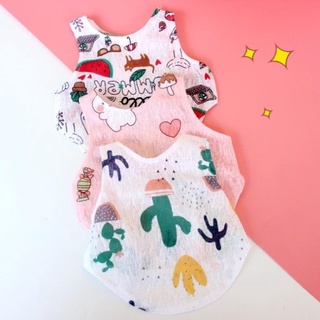 Áo 3 lỗ cotton giấy cho thú cưng