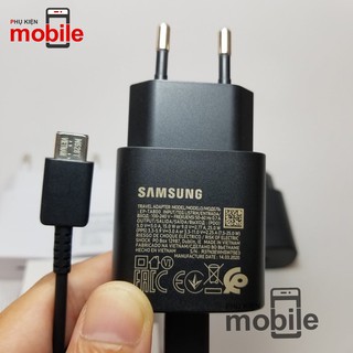 [KỊCH SÀN] Bộ sạc Samsung note 10 25W  type c to type c , bộ sạc nhanh chính hãng chuẩn zin- Bh 12 tháng lỗi 1 đổi 1