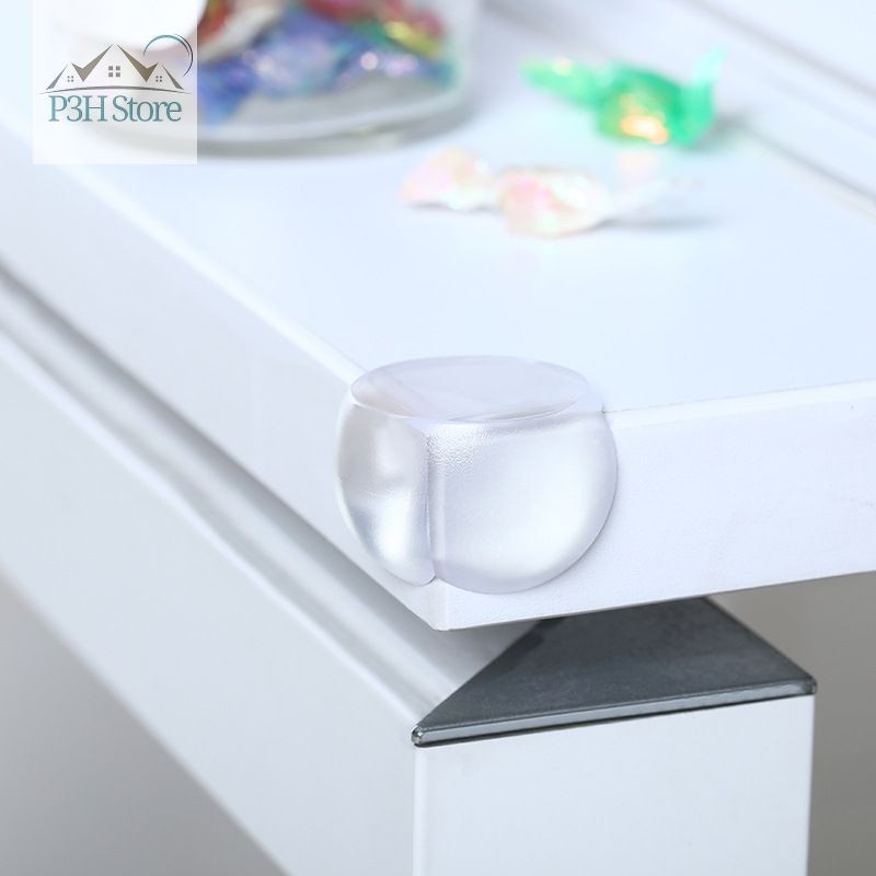 Set 4 miếng bịt góc bàn bảo vệ bé khỏi các góc bàn, góc tủ sắc nhọn PS-219