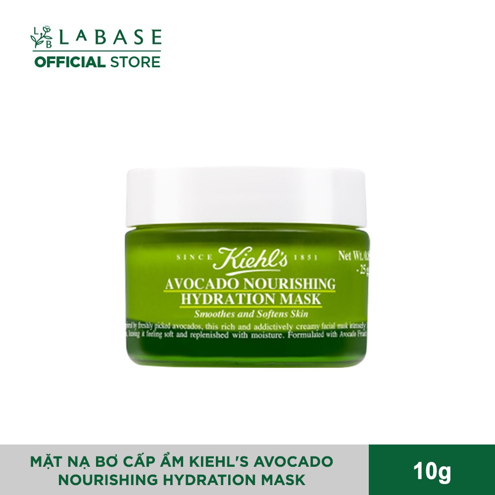 Mặt nạ bơ cấp ẩm Kiehl's Avocado Nourishing Hydration Mask 10g