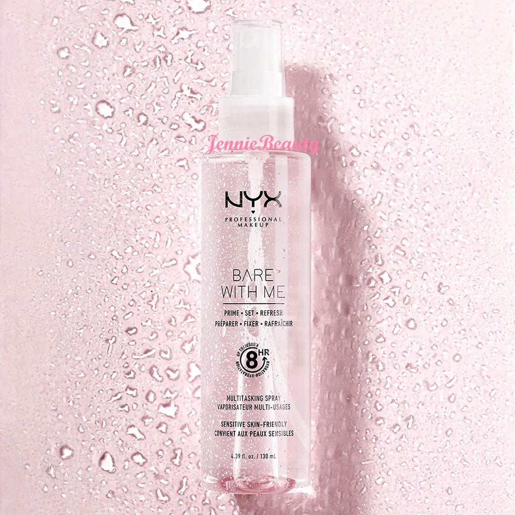 [Hàng USA] Xịt khoáng khóa nền giữ lớp trang điểm NYX Bare with Me Setting Spray (130ml) | BigBuy360 - bigbuy360.vn