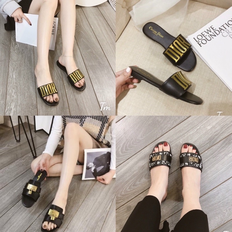 [Giá Huỷ Diệt] Dép Nữ - Dép Lê Di.or Hàng Mới Về