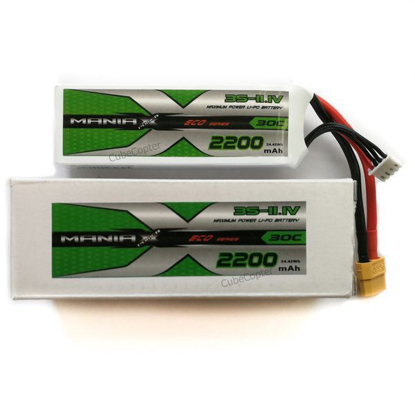 Pin Lipo Maniax 3S 11.1V 30C 2200mah