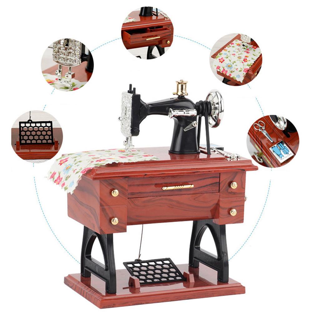 Hộp Nhạc Đồng Hồ Cơ Phong Cách Retro Châu Âu Dùng Làm Quà Tặng Sinh Nhật