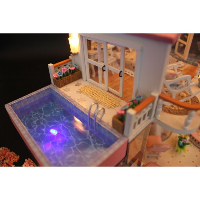 MÔ HÌNH NHÀ GỖ DIY - KHÔNG GIAN THANH BÌNH