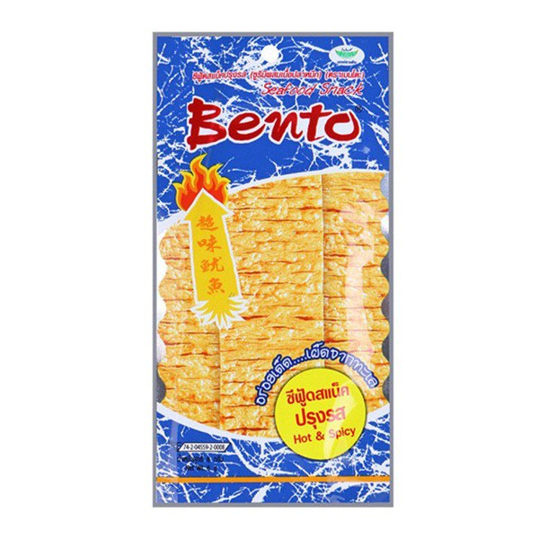 Dây 13 Gói Snack Mực Tẩm Vị Cay Bento 6gr - Màu Xanh | BigBuy360 - bigbuy360.vn