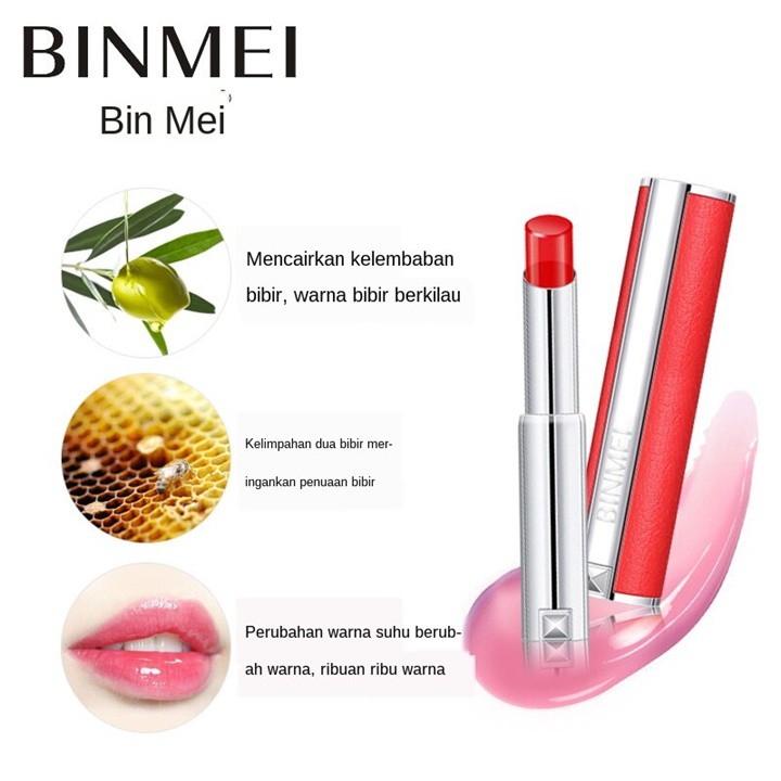 Son lì mịn, bền màu, lâu trôi, cấp ẩm Binmei 8186