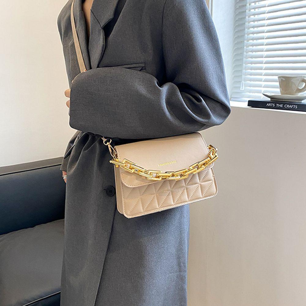 Túi Đeo Chéo Da PU Màu Cầu Vồng Thời Trang Cho Nữ