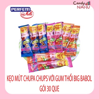 Kẹo Mút Chupa Chups Gum Thổi Big Babol túi 450g(30 que)