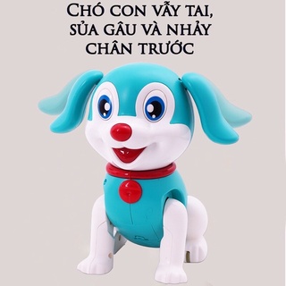Đồ Chơi Chú Chó Ngộ Nghĩnh Vẫy Tai Vui Nhộn, Nhảy Nhót Bằng Pin