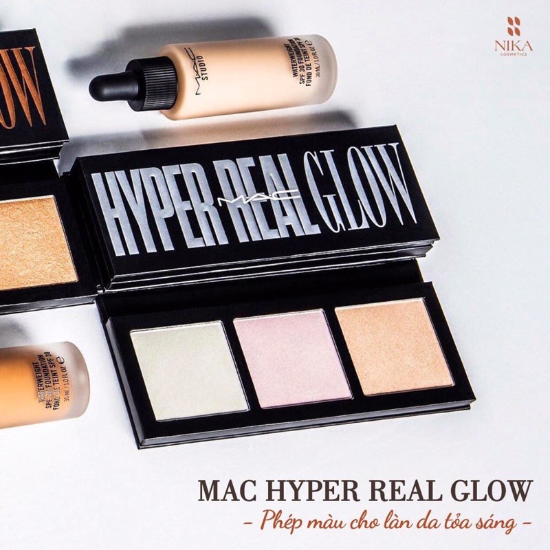 Phấn bắt sáng M.AC Hyper Real Glow Highlighter Palette