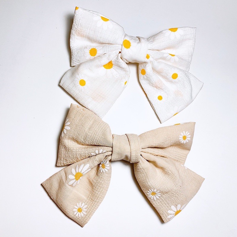 KẸP tóc nơ to phong cách Hàn quốc